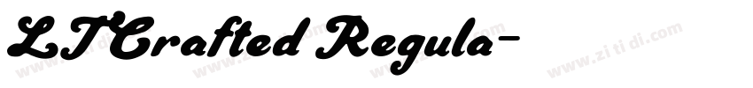 LT Crafted Regula字体转换